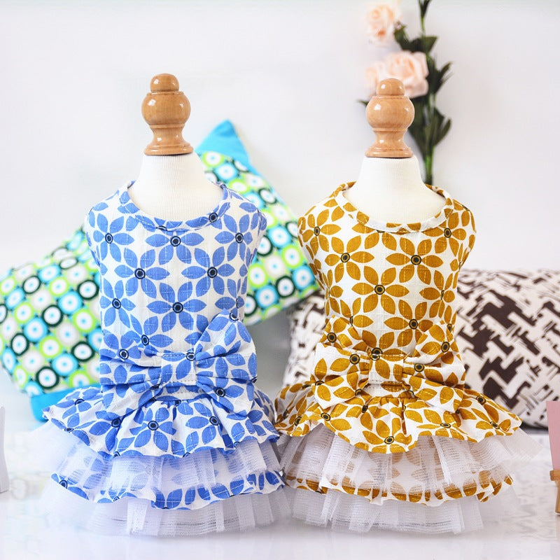 Small Dog Tutu Dress – Lightweight Summer Pet Outfit