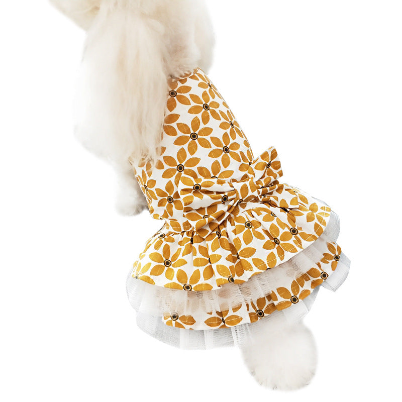Small Dog Tutu Dress – Lightweight Summer Pet Outfit