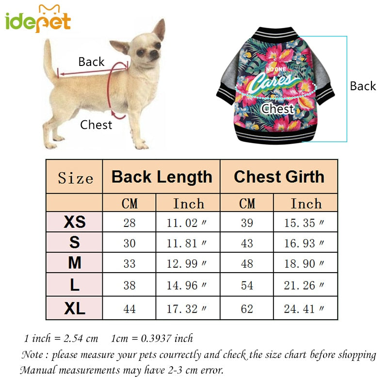 Warm Fleece Small Dog Winter Coat for Pugs & Frenchies
