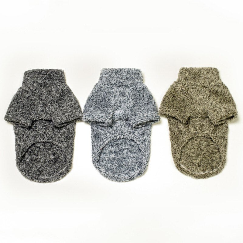 Small Dog Winter Coat – Thick Plush Warmth for Walks