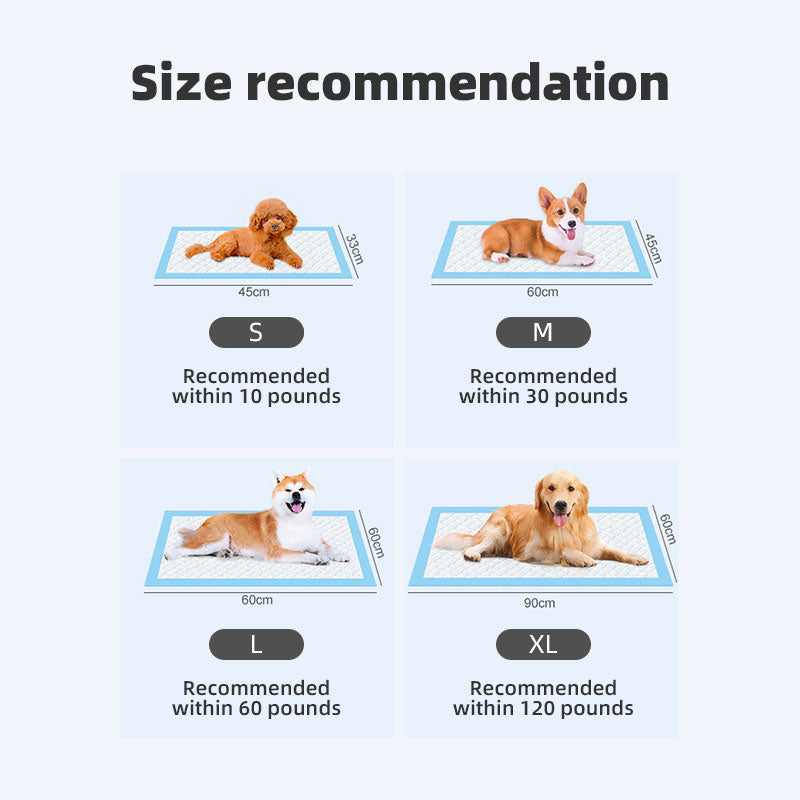 Dog Pee Pads, Thick Absorbent Leak-Proof 100 Pack
