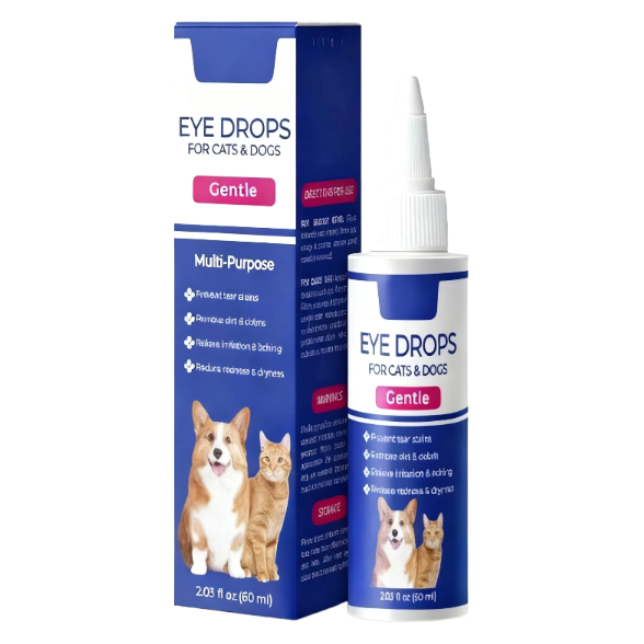 Dog Eye Drops for Gentle Dry, Red, Irritated Eye Relief