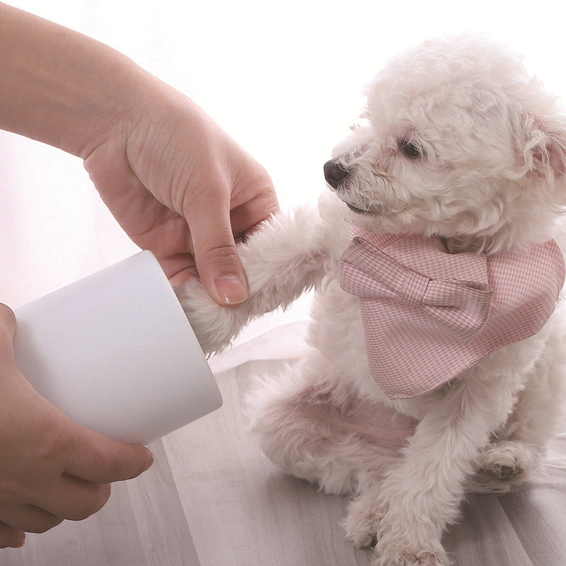 Dog Paw Washer Cup for Fast, Cleaner Floors After Walks