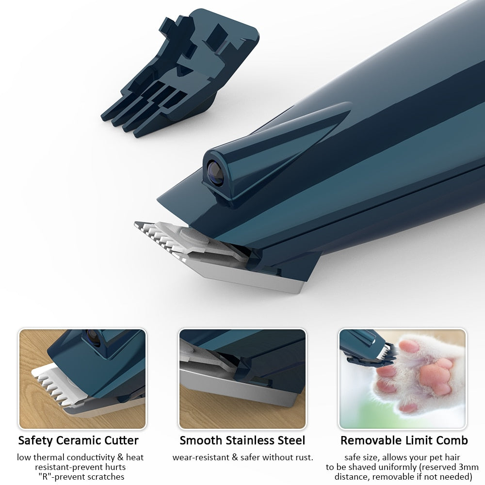 Pet Grooming Clippers for Precise Paw & Face Trims