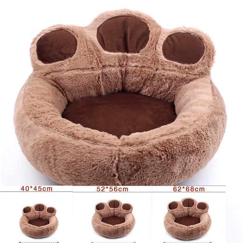 Enclosed Pet Bed for Dogs & Cats | Warm Plush Comfort