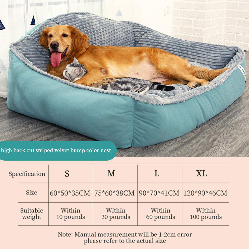 Large Dog Bed Sofa for Spacious All-Season Comfort
