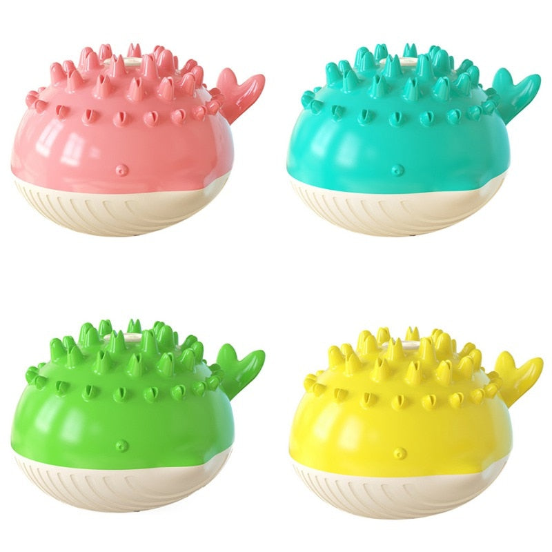 Floating Dog Water Toy With Spray, Chew & Pool Play