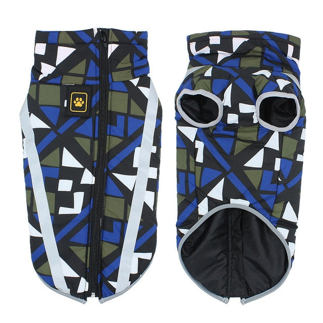 Large Breed Dog Coat | Waterproof Reflective Winter