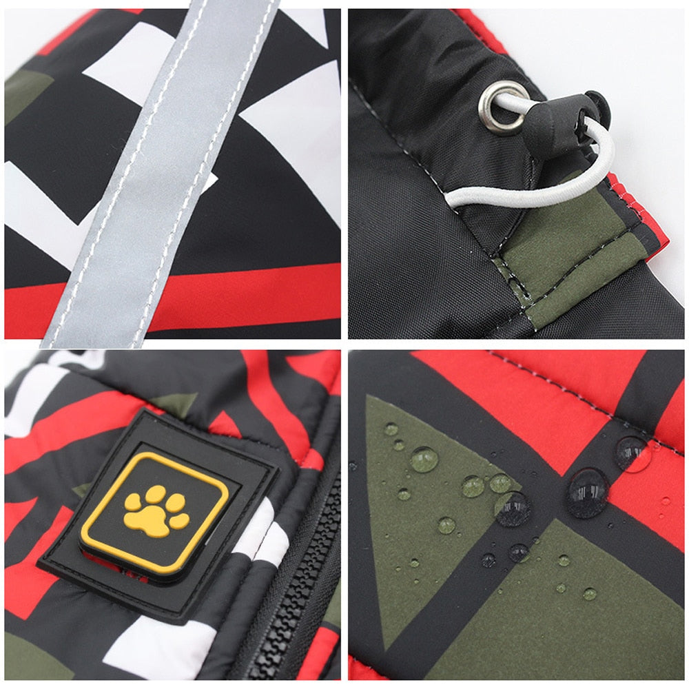 Large Breed Dog Coat | Waterproof Reflective Winter