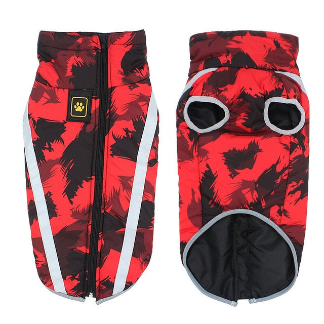 Large Breed Dog Coat | Waterproof Reflective Winter