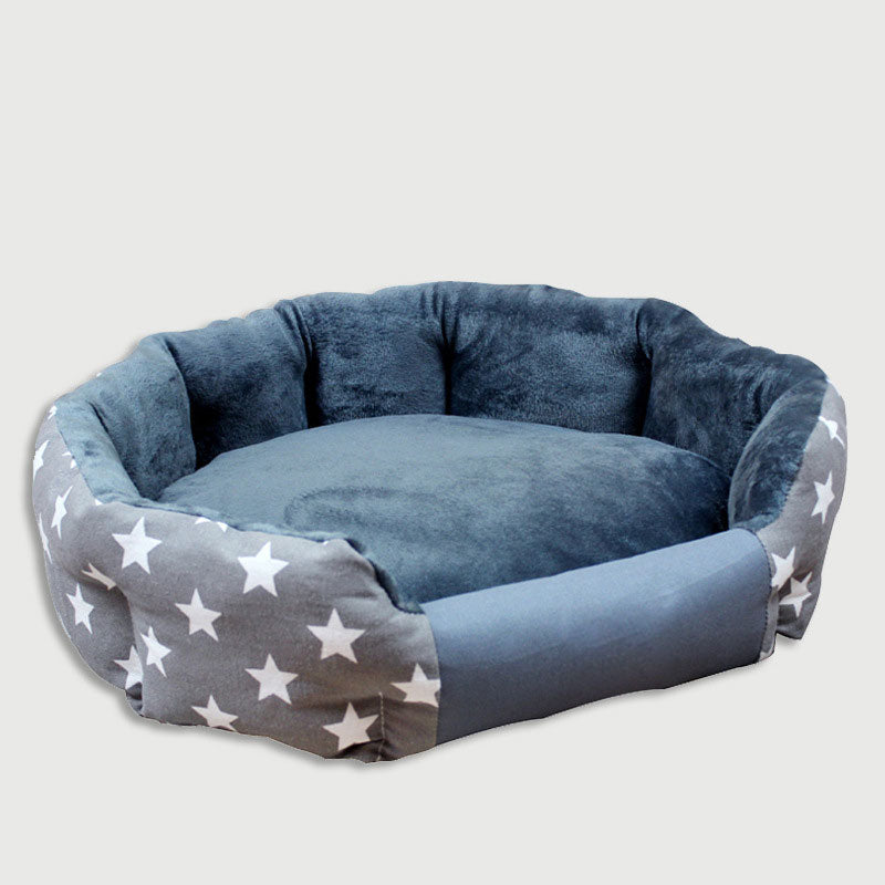 Dog Kennel Bed with Washable Cushion for Cozy Rest
