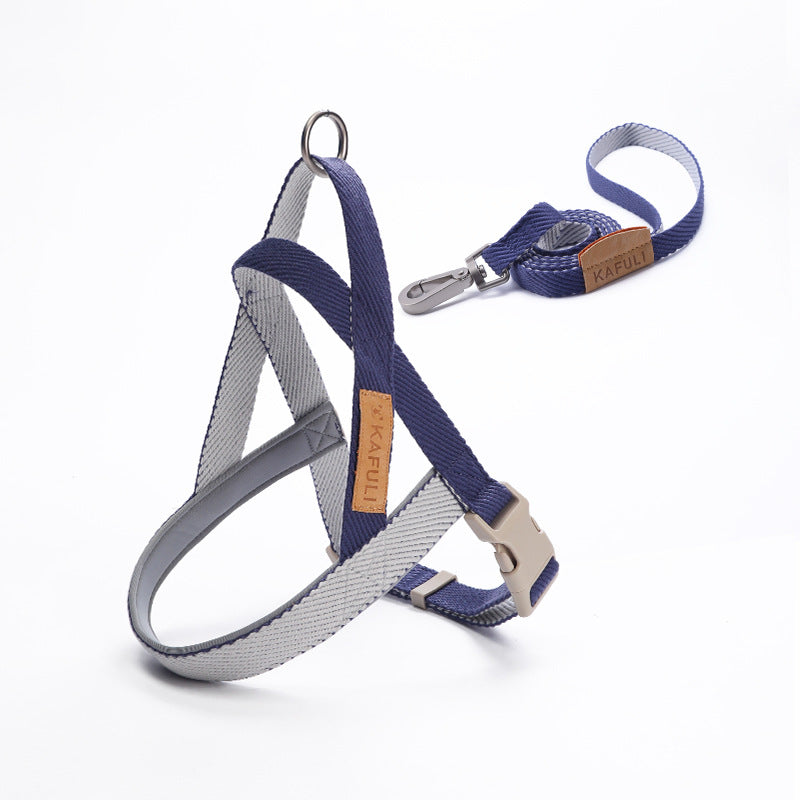 Dog Chest Harness And Leash Set For Secure Walks