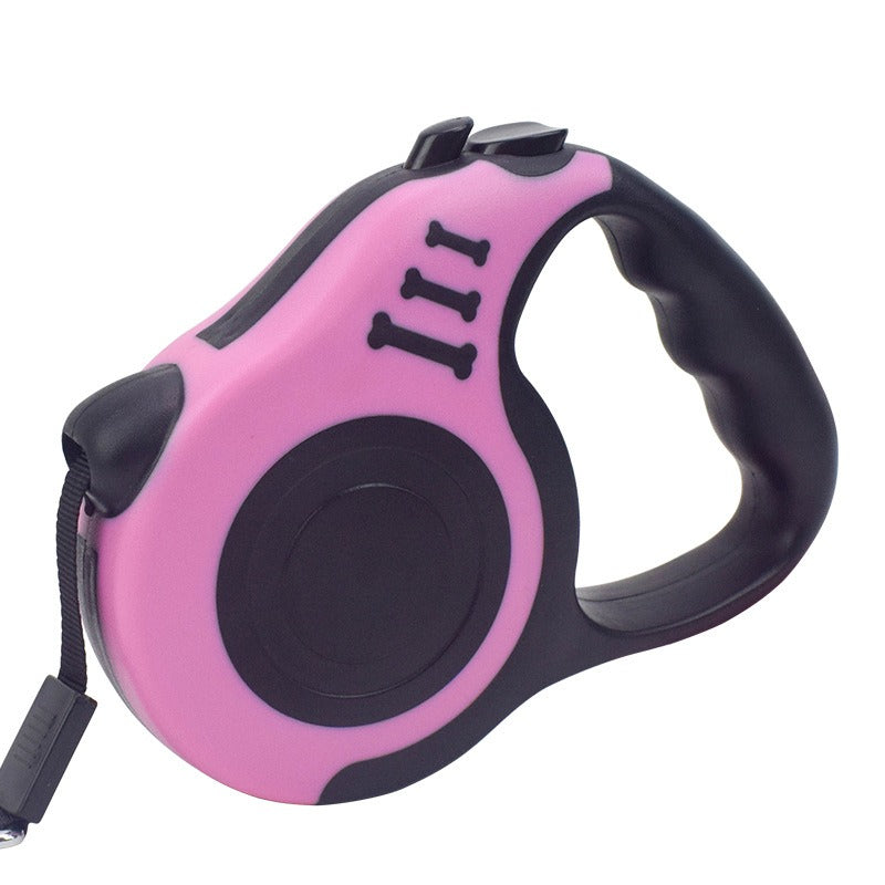 Retractable Dog Leash with Adjustable 3M/5M Range