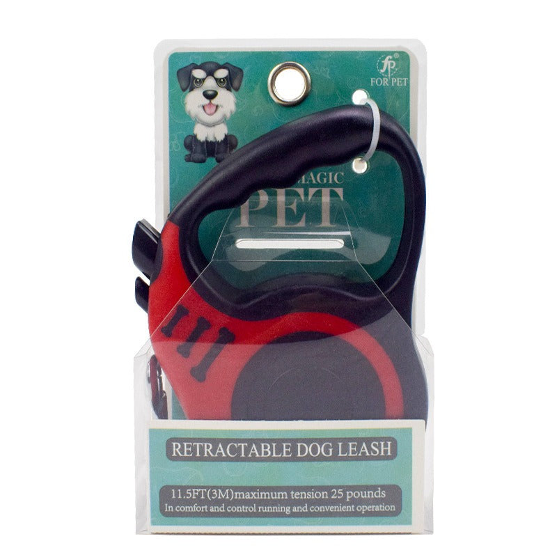 Retractable Dog Leash with Adjustable 3M/5M Range