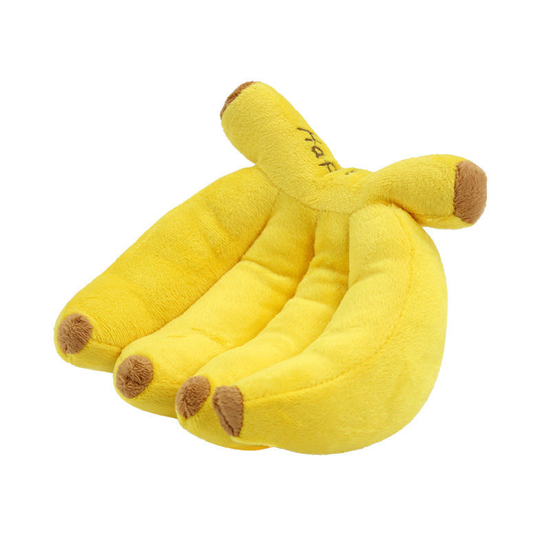 Plush Banana Dog Toy for Fun, Boredom Relief Play