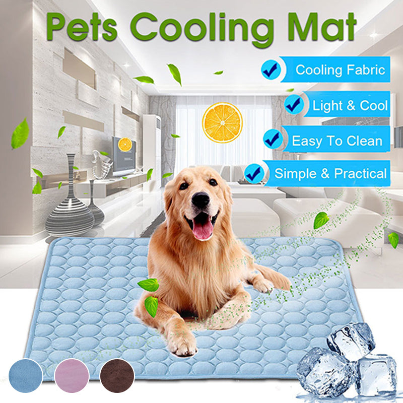 Dog Cooling Mat – Washable Summer Resting Pad for Pets
