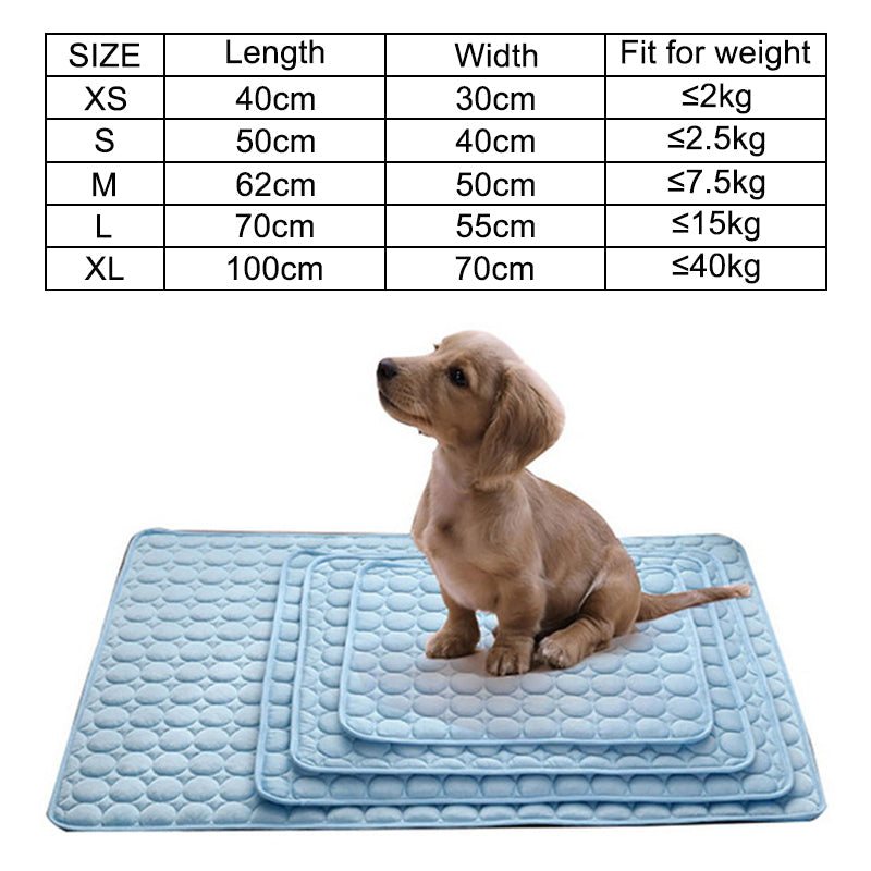 Dog Cooling Mat – Washable Summer Resting Pad for Pets