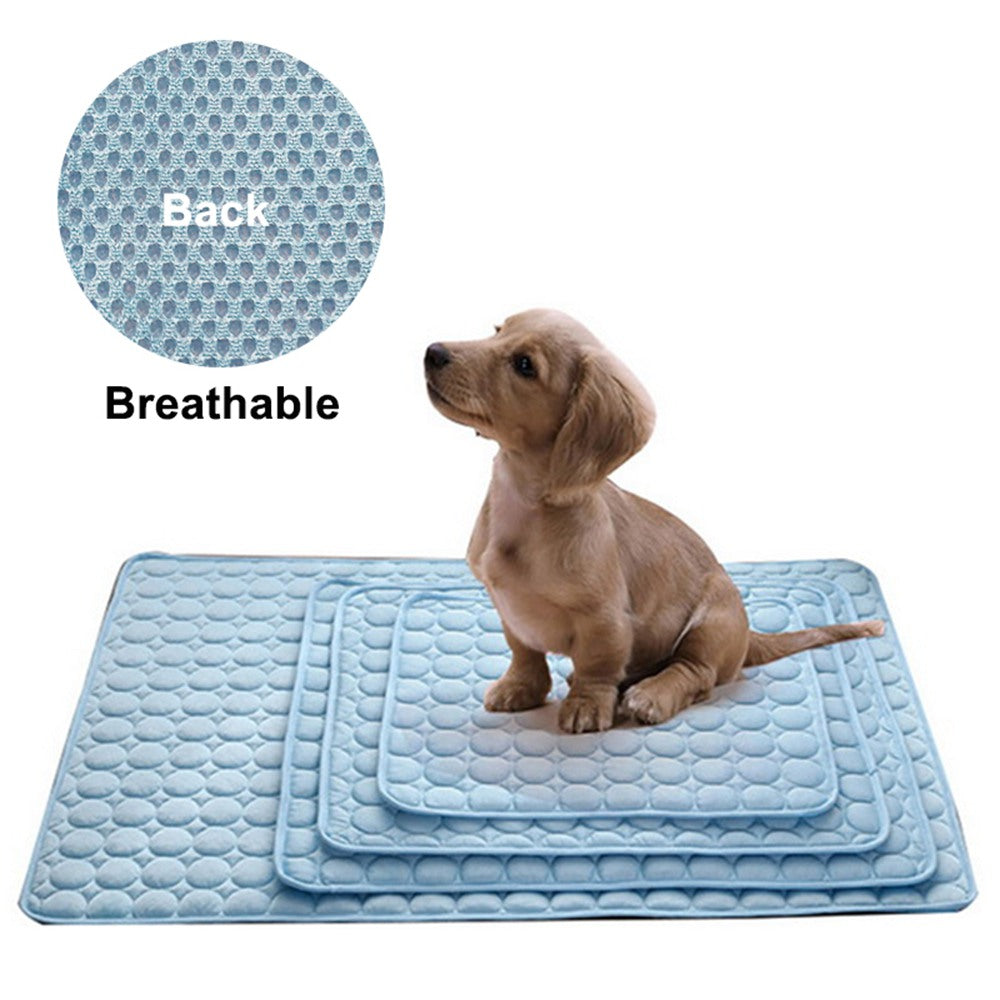 Dog Cooling Mat – Washable Summer Resting Pad for Pets