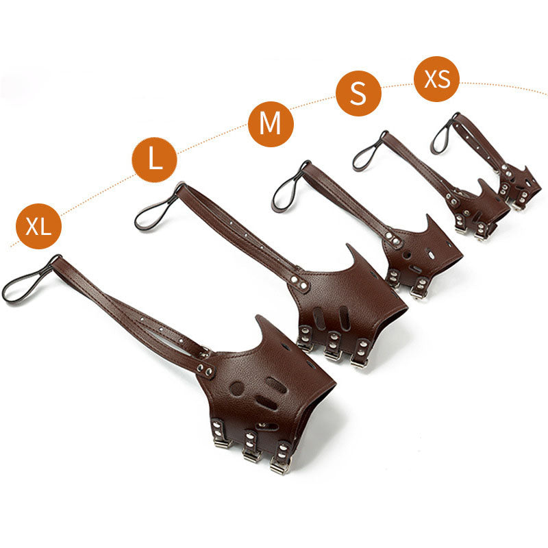 Adjustable Dog Muzzle for Bite & Scavenging Control