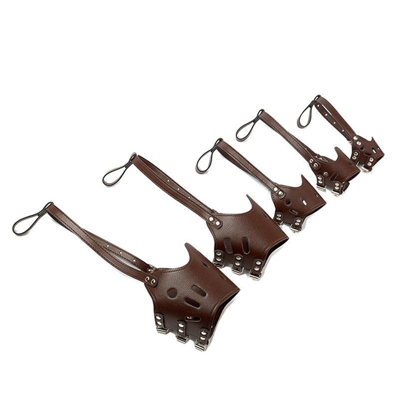 Adjustable Dog Muzzle for Bite & Scavenging Control