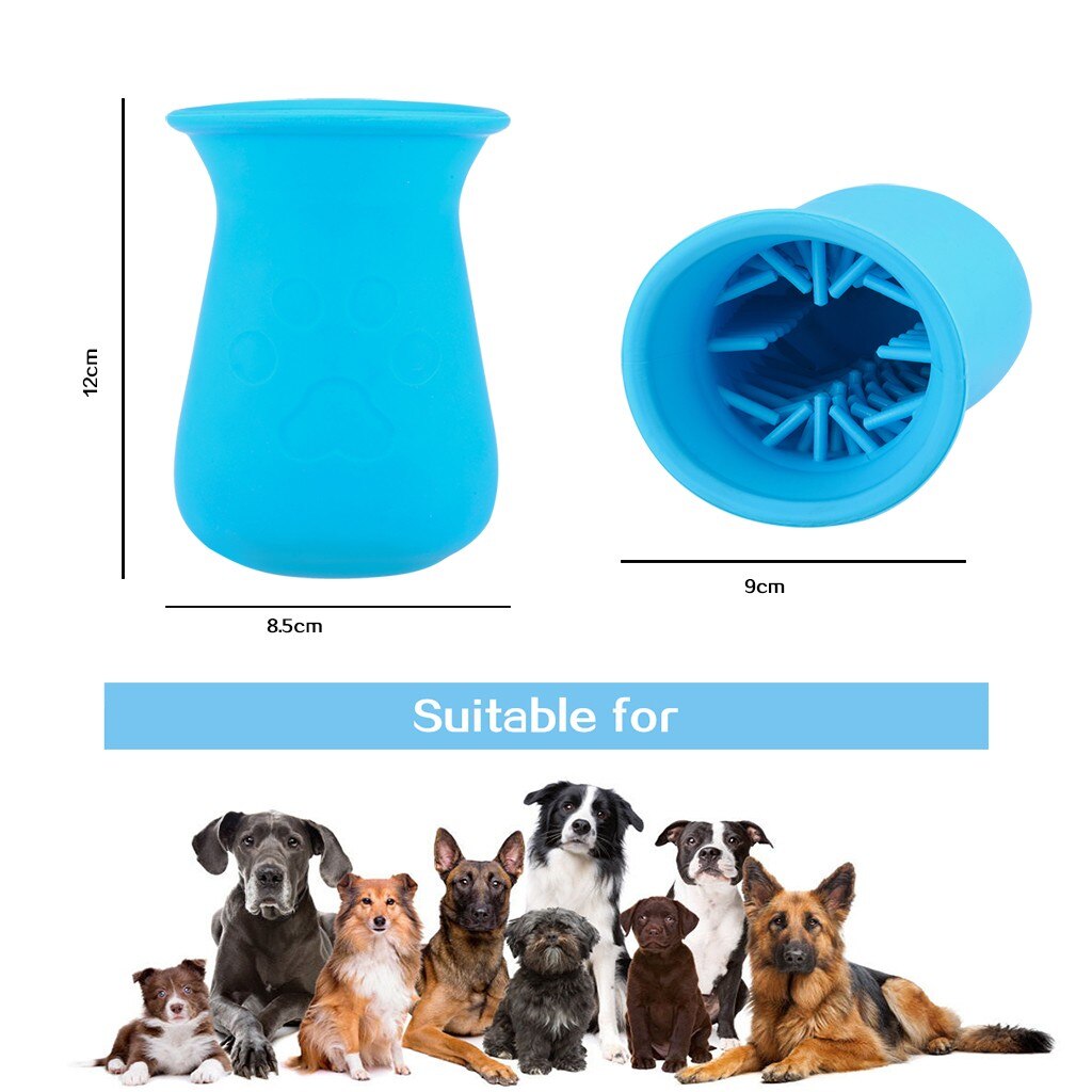 Dog Paw Cleaner Cup for Easy Mud-Free Floor Cleanup