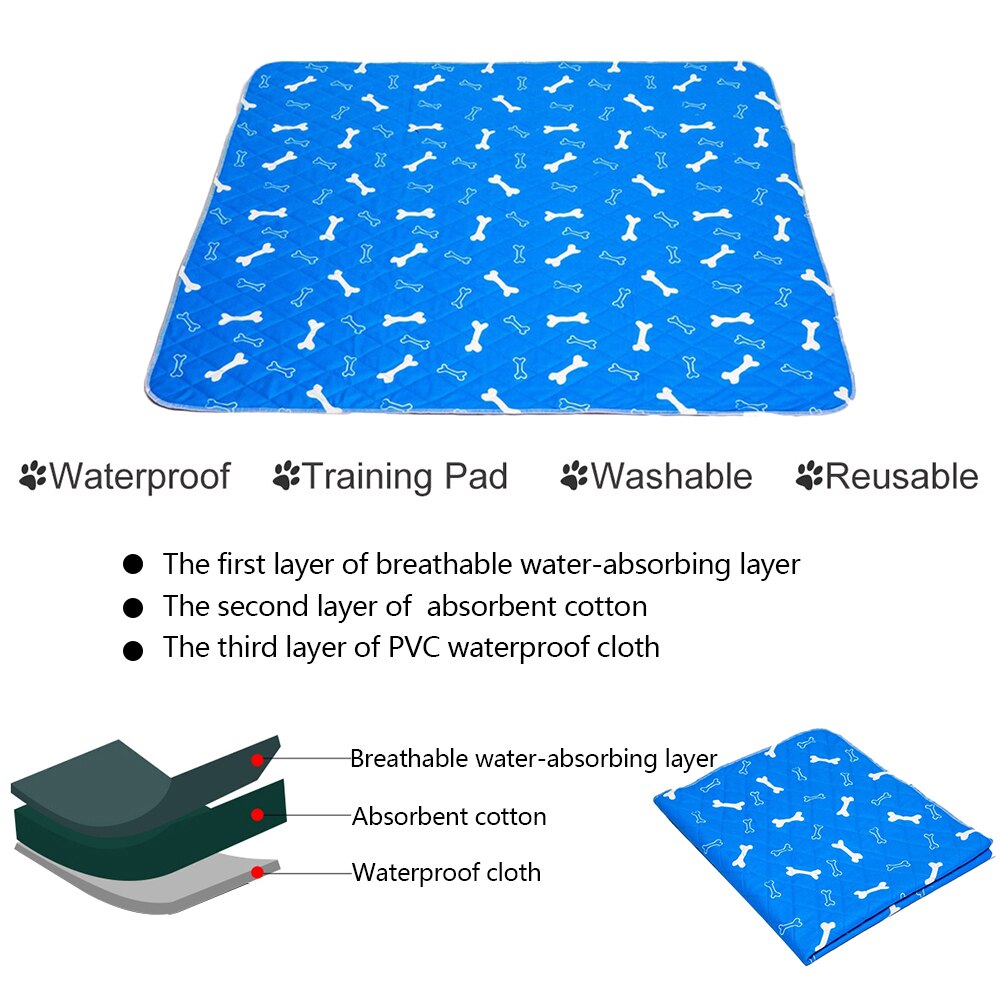 Washable Dog Pee Pads for Reusable Leak Protection