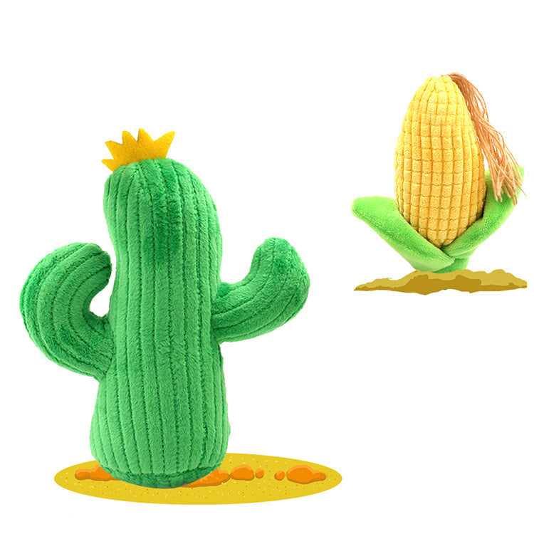 Dog Plush Toy Set With BB Sound for Interactive Play