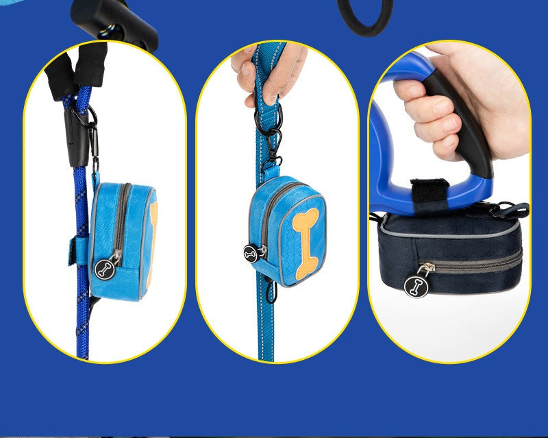 Dog Poop Bag Dispenser for Easy, Tidy Walks Outdoors
