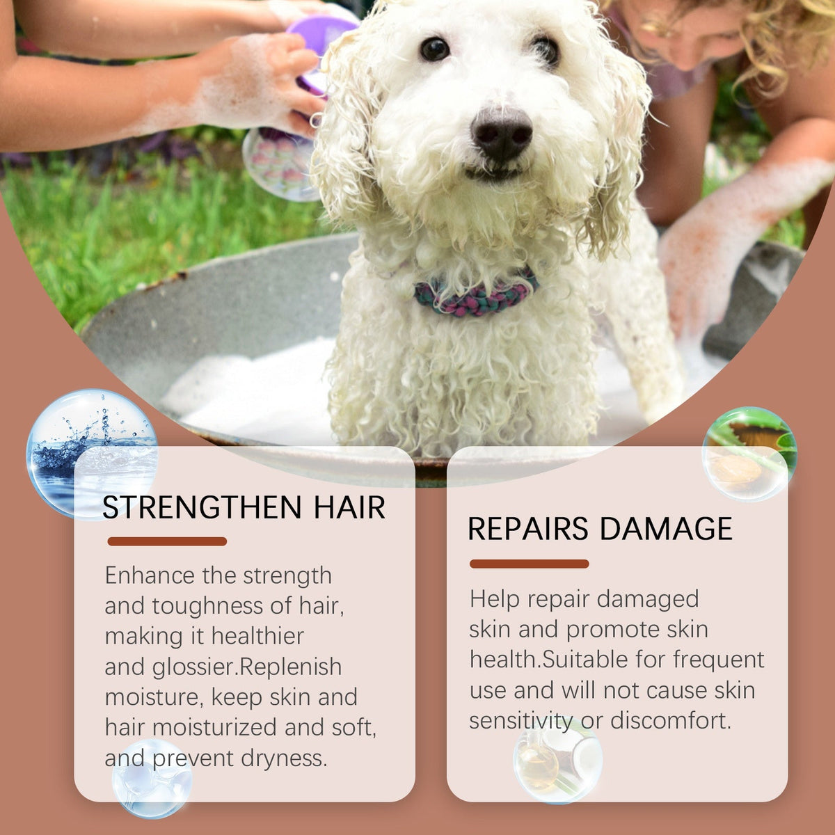 Gentle Dog Shampoo for Itchy Skin and Softer Fur Care