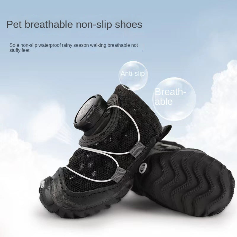 Small Dog Shoes for Breathable Non-Slip Paw Protection