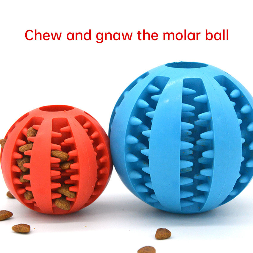 Dog Dental Chew Ball With Treat-Dispensing Enrichment