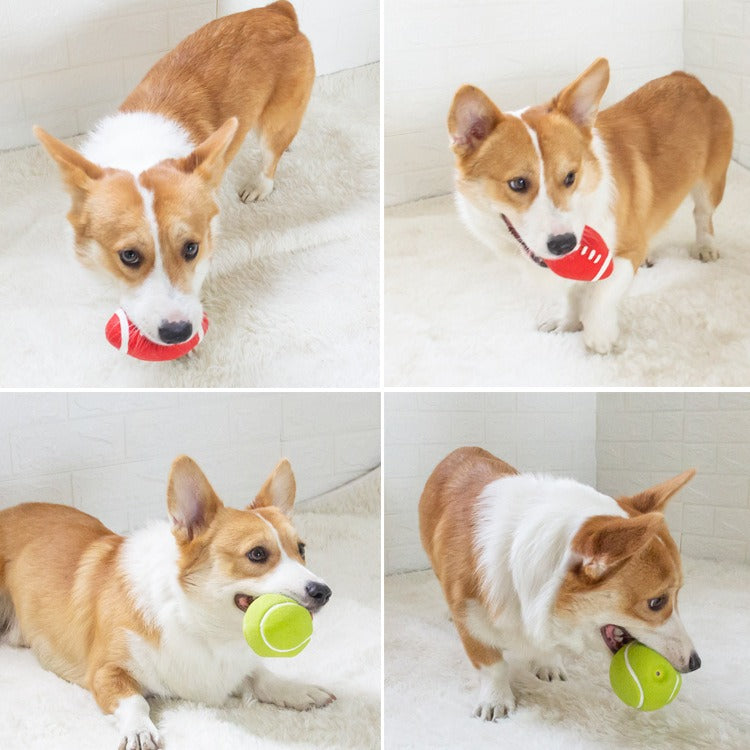 Interactive Squeaky Dog Toys for Stress Relief & Chewing