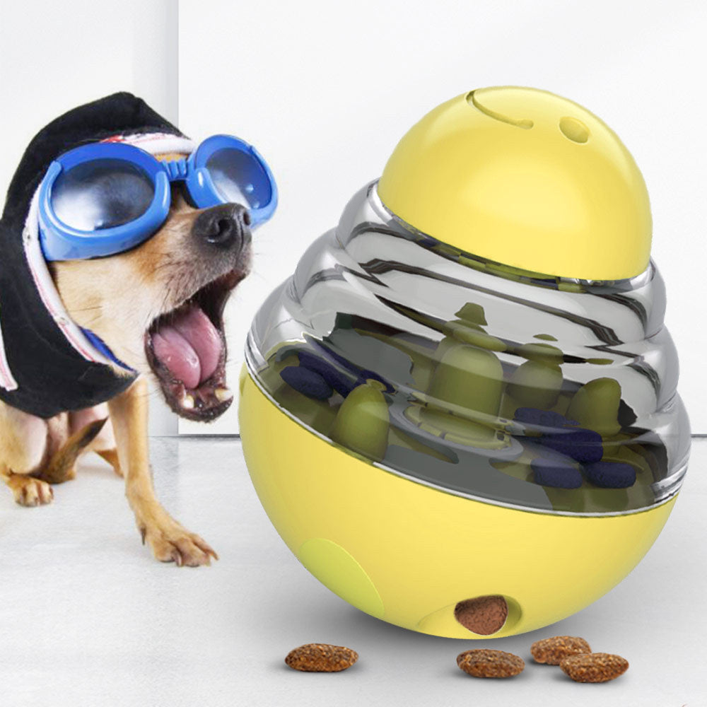 Interactive Dog Food Ball for Slower, Engaging Meals