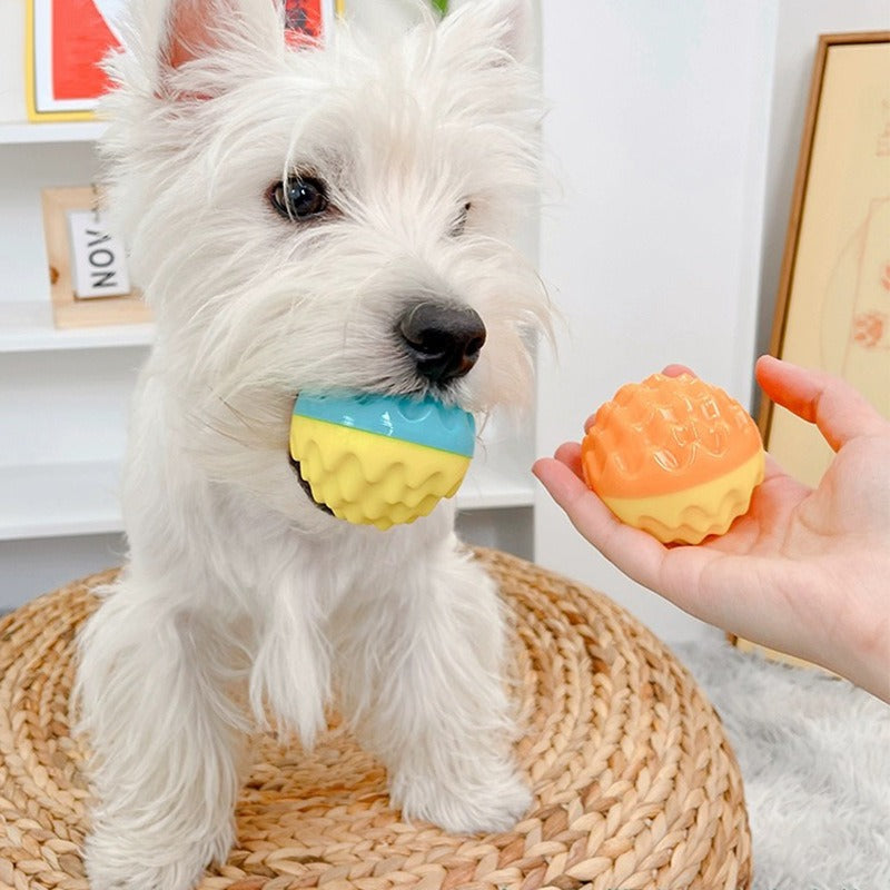 Textured Floating Dog Chew Ball for Dental Stimulation