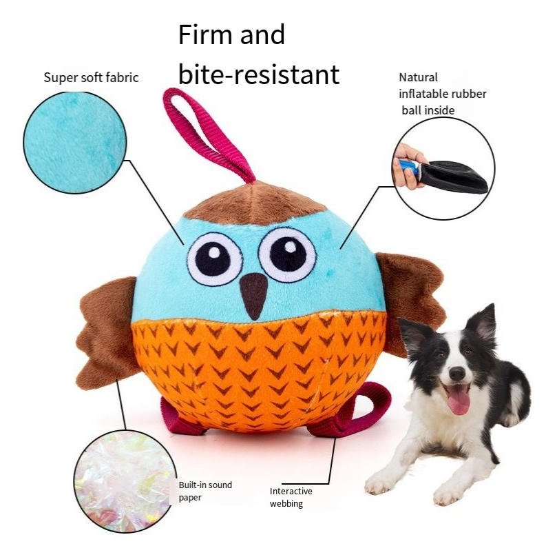 Interactive Dog Ball Toy for Boredom-Busting Fun