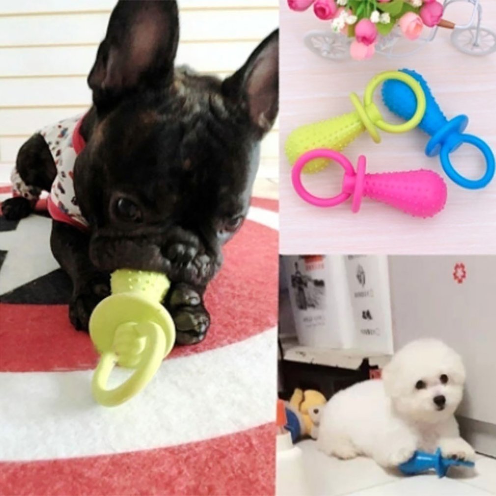 Rubber Dog Chew Toy for Teething & Interactive Play