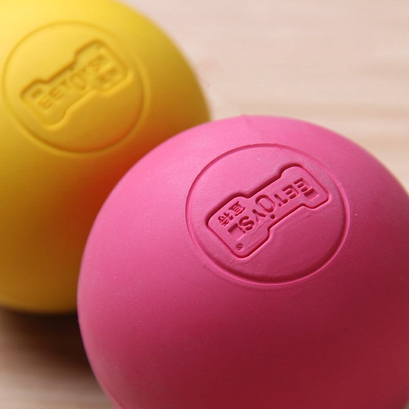 Rubber Dog Ball Toy for Fetch, Chewing and Training