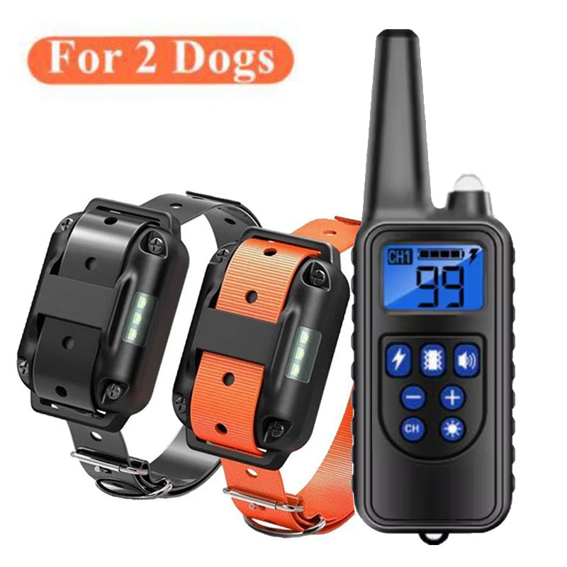 Dog Training Collar with 800m Remote for 3 Dogs