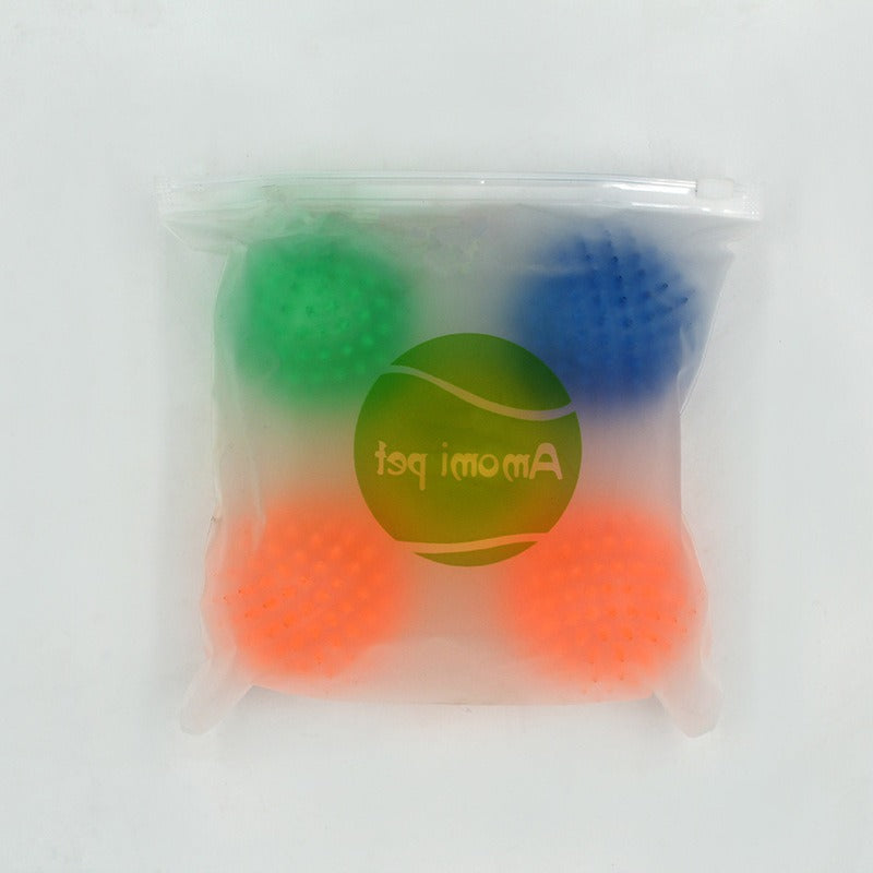Spiky Dog Ball Toy for Interactive Chew and Fetch