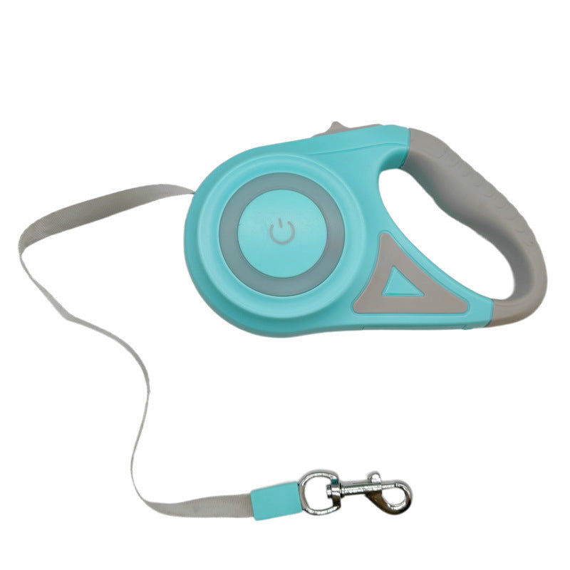 LED Retractable Dog Leash for Safer Nighttime Walks