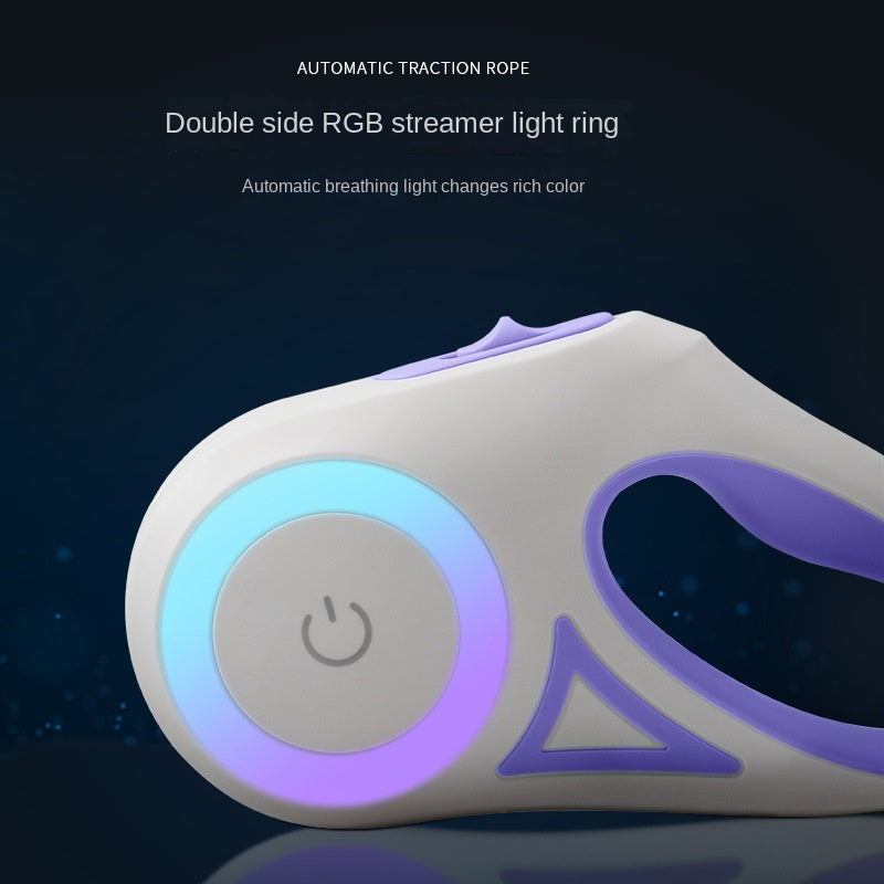 LED Retractable Dog Leash for Safer Nighttime Walks