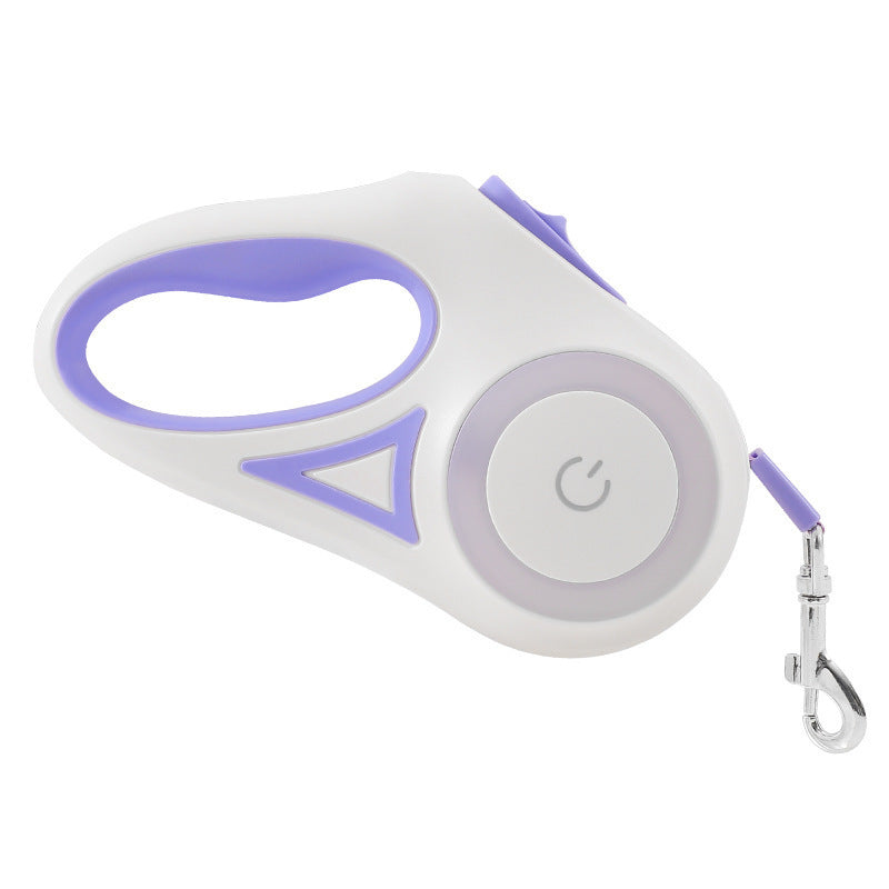 LED Retractable Dog Leash for Safer Nighttime Walks
