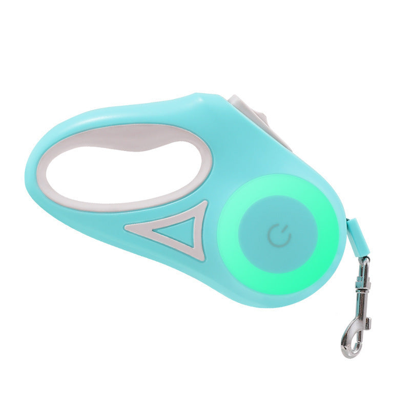 LED Retractable Dog Leash for Safer Nighttime Walks