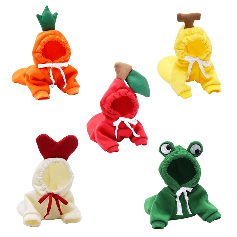 Dog Plush Winter Coat Hoodie for Warm, Cute Winter Walks
