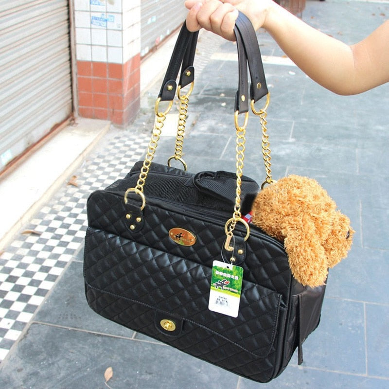 Small Pet Carrier Bag for Stylish Everyday Pet Travel
