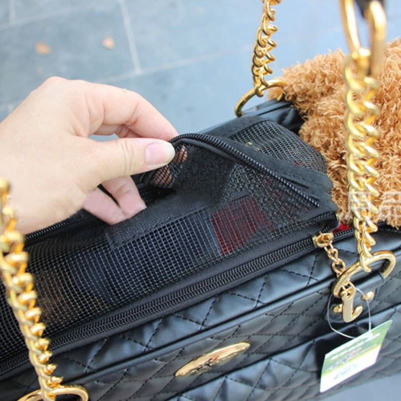 Small Pet Carrier Bag for Stylish Everyday Pet Travel