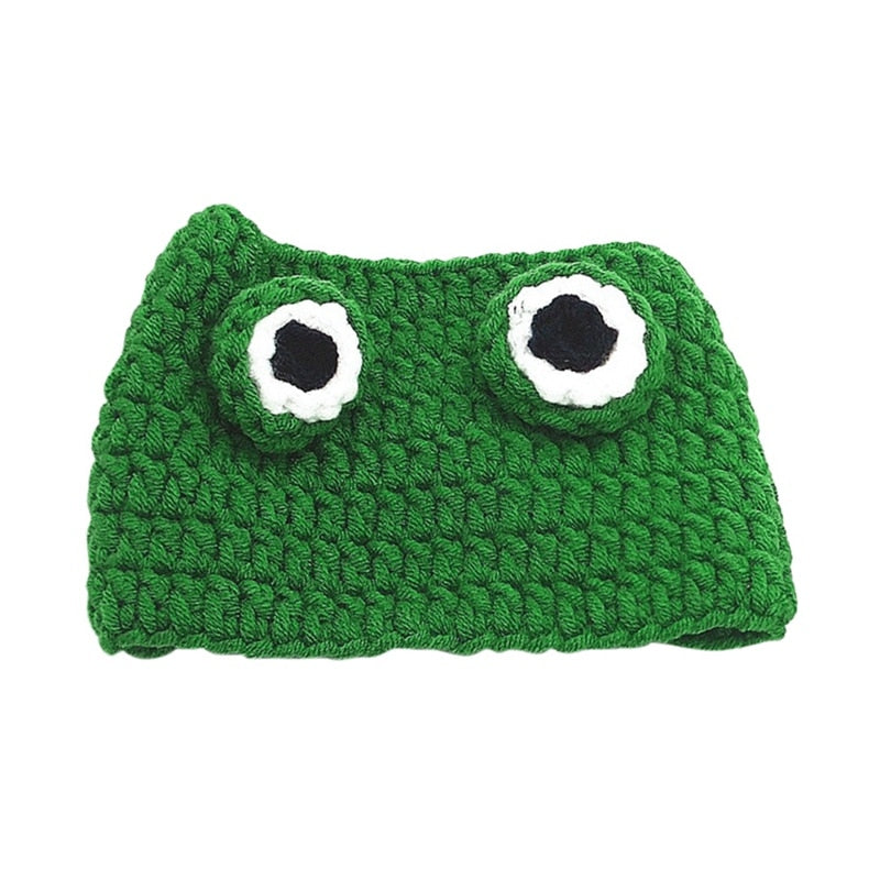 Frog Pet Costume Cap for Cute Photos and Party Fun