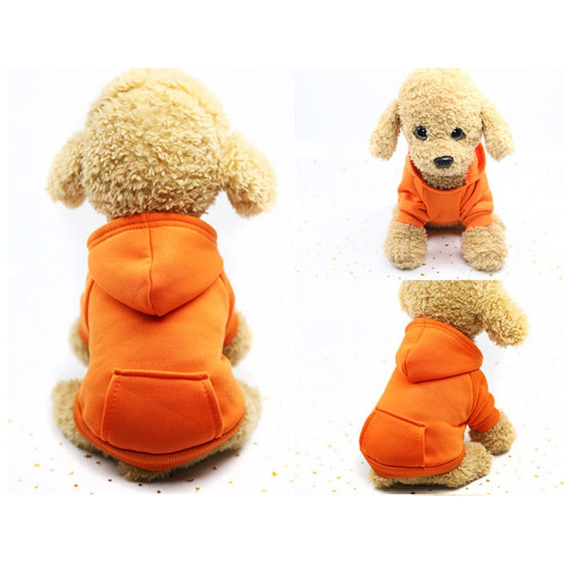 Dog Hoodies for Small Pets | Warm Winter Coverage