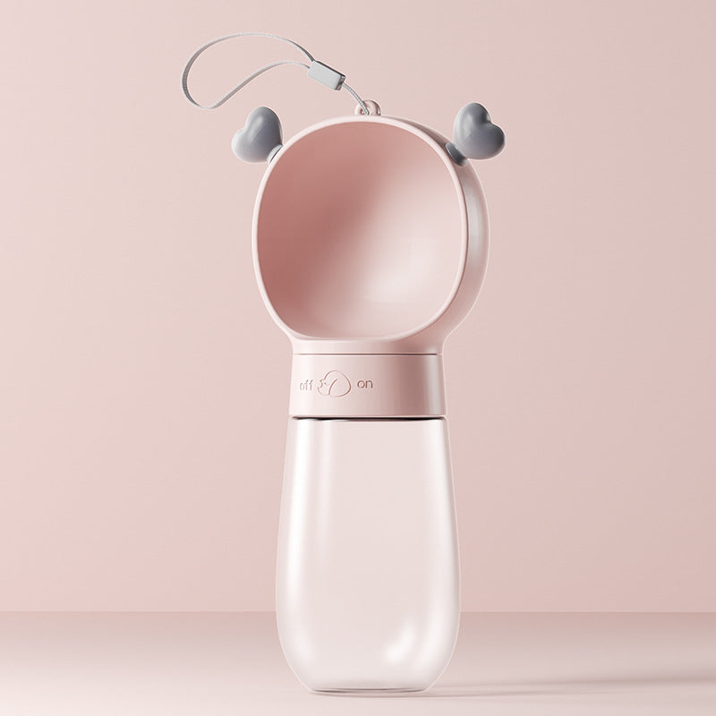 Portable Dog Water Bottle With Integrated Drinking Cup