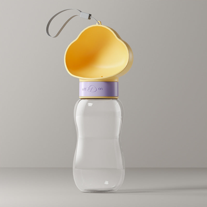 Portable Dog Water Bottle With Integrated Drinking Cup